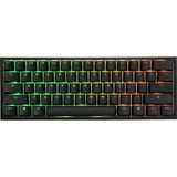 Ducky One 2 Pro Mini RGB clavier gaming mécanique Noir, Layout BE (AZERTY), Cherry MX2A Silent Red, 60%