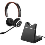 Jabra Evolve 65 Casque Avec fil &sans fil Arceau Appels/Musique Micro-USB Bluetooth Socle de chargement Noir  on-ear Noir/Argent, Avec fil &sans fil, Appels/Musique, 20 - 20000 Hz, 310 g, Casque, Noir