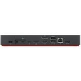 Lenovo Station d'accueil pour station de travail ThinkPad Thunderbolt 4 Noir/Rouge, 40B00300EU