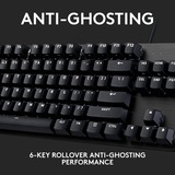 Logitech Clavier de jeu mécanique G413 TKL SE, clavier gaming Noir, GL Tactile