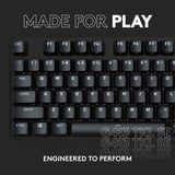 Logitech G413 TKL SE clavier gaming mécanique Noir, Layout US-International (QWERTY), GL Tactile, 80% (TKL), LED blanches