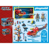 PLAYMOBIL City Action - Hélicoptère de lutte contre les incendies, Jouets de construction 71195