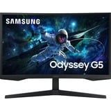 SAMSUNG Odyssey G5 G55C 27" Moniteur gaming incurvé  Noir, 1x HDMI, 1x DisplayPort, 165 Hz