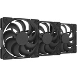 SilentiumPC Sigma HP 120 KIT Boitier PC Ventilateur 12 cm Noir 3 pièce(s), Ventilateur de boîtier Noir, Ventilateur, 12 cm, 1200 tr/min, Noir