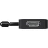 Sitecom 5 en 1 USB-C Multiport Adapter, Hub USB Gris