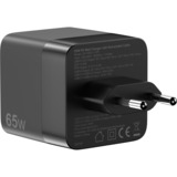Sitecom 65W GaN Power Delivery Wall Charger with retractable cable, Chargeur Noir