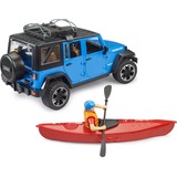 bruder Jeep Wrangler Rubicon Unlimited avec kayak et figurine, Modèle réduit de voiture 02529