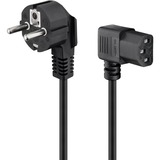 goobay NK 102 S-500 Noir 5 m, Câble Noir, 5 m, Noir