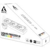 ARCTIC Liquid Freezer III 420 A-RGB, Watercooling Blanc, 4 broches PWM