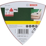 Bosch 2607017111 25 pièce(s) pâte sablée, Feuille abrasive 25 pièce(s), 98 mm, 120 mm, 20 mm, 90 g