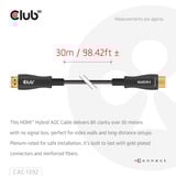 Club 3D Câble hybride HDMI AOC 8K60Hz/4K120Hz 30 m Noir