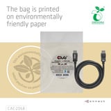 Club 3D DisplayPort 1.4 - DisplayPort 1.4 mâle-mâle, Câble Noir, 2 mètres