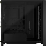 Corsair FRAME 4000D WOOD RS boîtier midi tower Noir/bois | 2x USB-A | 1x USB-C | RGB | Verre Trempé