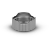 EKWB EK-Quantum Torque Compression Ring HDC 16 - Nickel, Connecteur Nickel
