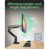 ICY BOX IB-MS701-T, Support de moniteur Noir