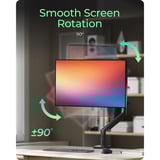 ICY BOX ICY BOX IB-MS701-T, Support de moniteur Noir