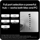 LG UltraFine evo 32U990A-S 31.5" 5K Ultra HD Moniteur Gris, 1x DisplayPort, 1x HDMI, 3x USB-C, 2x Thunderbolt