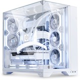 Lian Li O11 Vision, Boîtier PC Blanc, 2x USB-A | 1x USB-C | Tempered Glass