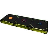 Lian Li UNI FAN TL 120 LCD Wireless ventilateurs de boîtier RGB  Noir, 3 pièces, 120 x 124 x 28 mm, PWM, 1x 9 broches USB, contrôleur inclus