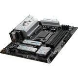 MSI B650M GAMING PLUS WIFI carte mère socket AM5 Noir/Argent, RAID, 2.5 Gb-LAN, Wi-Fi 6E, BT 5.3, Sound, µATX