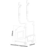 Neomounts CPU-W100BLACK support de cpu, Support mural Noir
