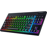 Razer BlackWidow V4 Low-Profile RGB clavier gaming mécanique Noir, Layout US (QWERTY), Razer Low-Profile Orange, 80 % (TKL)
