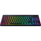 Razer BlackWidow V4 Low-Profile, clavier gaming Noir, Layout États-Unis, Razer Low-Profile Orange, US layout, Razer Low-Profile Orange, TKL, RGB LED