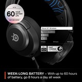 SteelSeries Arctis Nova 5P Wireless casque gaming over-ear Noir, Bluetooth 5.3 / 2.4 GHz, PlayStation 4, PlayStation 5, PC