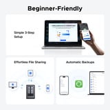 UGREEN NASync DXP2800 Gris, 2,5GbE, HDMI, USB-C