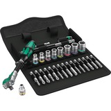 Wera 8100 SA 9 Jeu de cliquets Zyklop Speed, Set d'outils Noir/Vert, Entraînement 1/4", 28 pièces