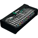 Wera 8100 SA 9 Jeu de cliquets Zyklop Speed, Set d'outils Noir/Vert, Entraînement 1/4", 28 pièces