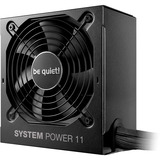 be quiet! System Power 11 alimentation 550 watt Noir, 1x 12VHPWR, 2x PCIe, 550 W, 200 - 240 V, 50 Hz, 4 A, 120 W, 550 W