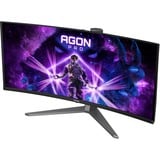 AOC AGON PRO AG346UCD 34" Moniteur UltraWide gaming incurvé  Noir/gris, 175 Hz, HDMI, DisplayPort, audio, USB