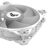 ASUS TUF GAMING TF120 ARGB 3EN1, Ventilateur de boîtier Blanc, 3 pièces, contrôleur ARGB inclus