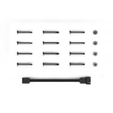 Alphacool Apex Stealth Metal Power ventilateur de boîtier Argent, 120 x 120 x 25 mm, PWM