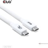 Club 3D 4k540hz USB-C wh, Câble Blanc