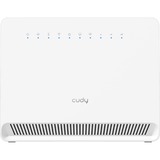 Cudy AC1200 Wi-Fi 4G LTE-Cat4 Router LT500E, Routeur maillé Blanc, Cudy Mesh, Cudy App, Nano simslot