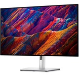 Dell UltraSharp U3223QE 31.5" 4K UHD Moniteur  Argent/Noir, 1x HDMI, 2x DisplayPort, 3x USB-C, 5x USB-A 3.2 (10 Gbit/s), 1x RJ-45