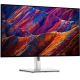 Dell UltraSharp U3223QE 31.5" 4K UHD Moniteur  Argent/Noir, 1x HDMI, 2x DisplayPort, 3x USB-C, 5x USB-A 3.2 (10 Gbit/s), 1x RJ-45