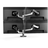 Ergotron Bras pour moniteur LX Dual Stacking avec pied haut, Support de moniteur Aluminium