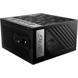 MSI MPG A1000G PCIE5 alimentation  modulaire 1000 watt Noir, 1x 12V-2x6, 6x PCIe, 7x PCIe, gestion des câbles