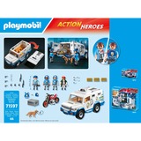 PLAYMOBIL Action Heroes - Transporteur de fonds, Jouets de construction 71597