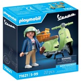 PLAYMOBIL Vespa - 1969 Vespa 150 Sprint Veloce, vert clair, Jouets de construction 71621