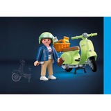 PLAYMOBIL Vespa - 1969 Vespa 150 Sprint Veloce, vert clair, Jouets de construction 71621