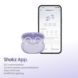 Shokz OpenDots Air casque technologie conduction osseuse Noir, Bluetooth® 6.1