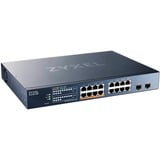 Zyxel 16-port 2.5GbE & 2 SFP+ Uplink Smart Managed PoE, Switch 