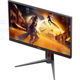 AOC 24G4HA 23.8" Moniteur gaming  Noir/Rouge, 200 Hz, HDMI, DisplayPort, Audio