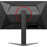 AOC 24G4HA 23.8" Moniteur gaming  Noir/Rouge, 200 Hz, HDMI, DisplayPort, Audio