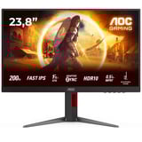 AOC  23.8" Moniteur gaming  Noir/Rouge