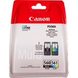 Canon Multipack de cartouches d'encre noire PG-560 et couleur CL-561 7,5 ml, 8,3 ml, 180 pages, 180 pages, 2 pièce(s), Multi pack